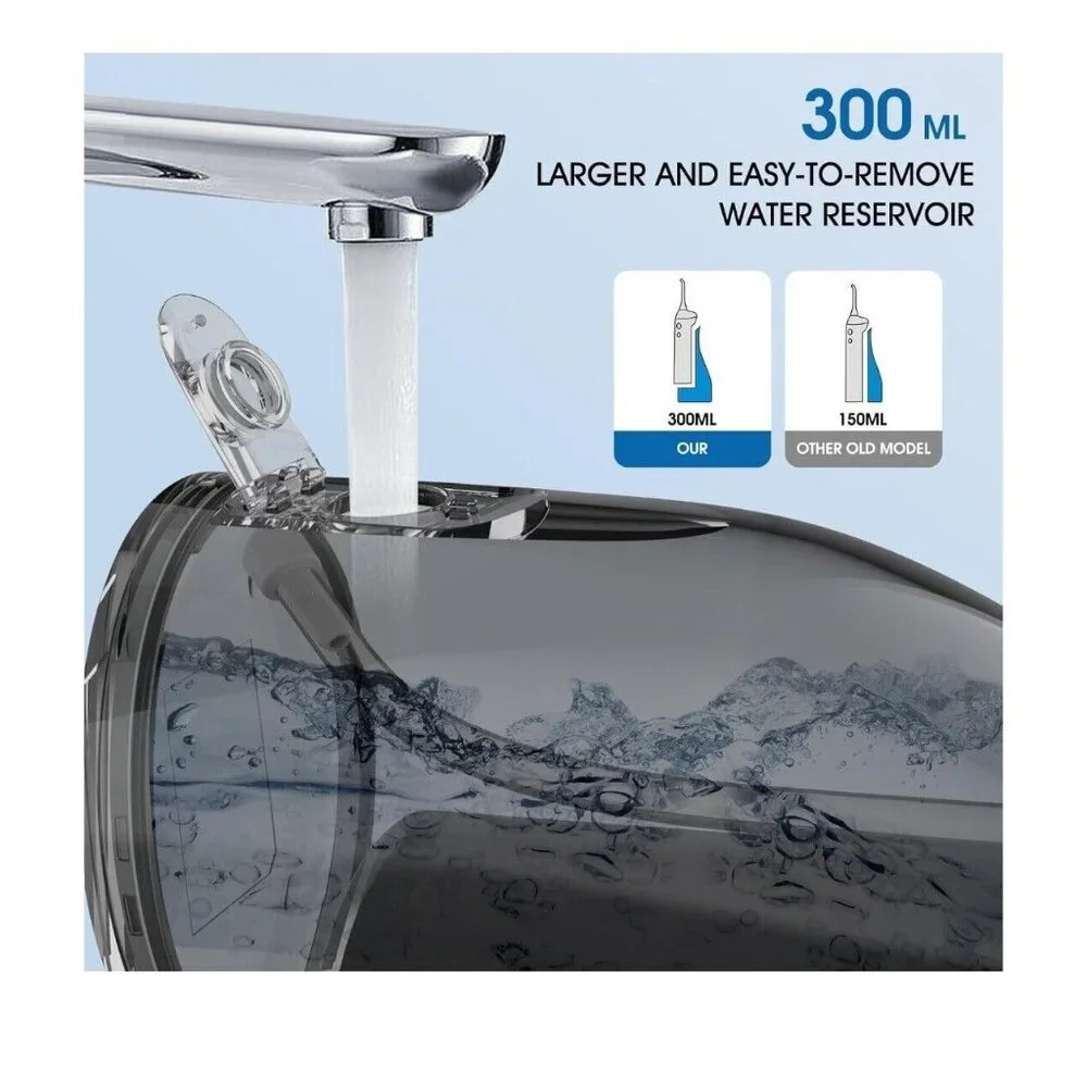 Cordless Oral Irrigator With 4 Water Pressure Modes & 360° Rotating Jet By Beaut